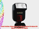 Rokinon D20AF-C D20AF Digital TTL Flash for Canon EOS (Black)