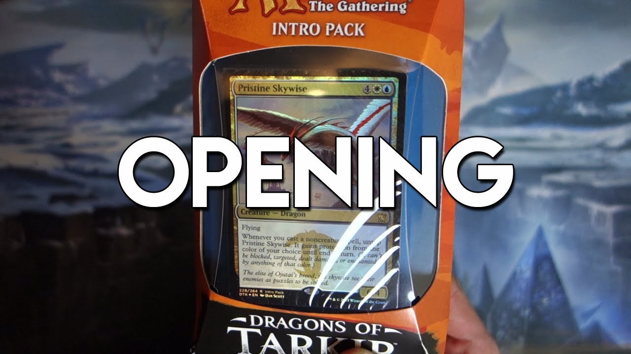 Enlightened Mastery :: MTG Ojutai Dragons of Tarkir Intro Pack Opening!