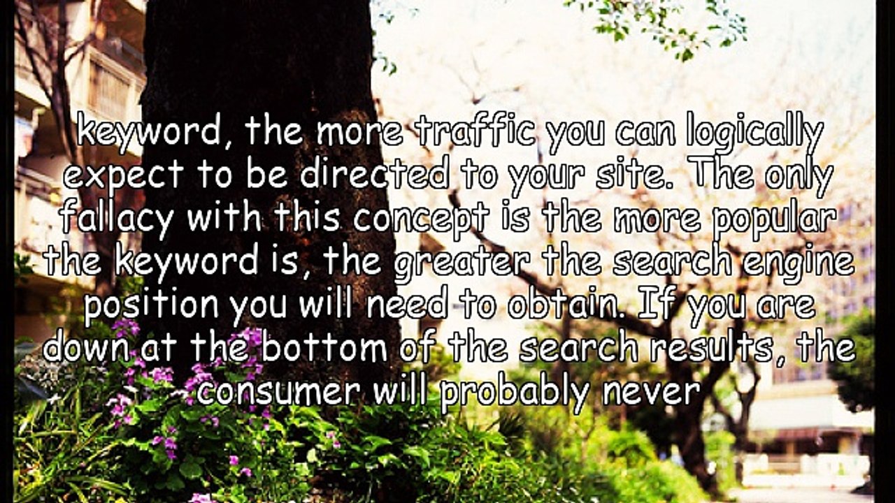 Selecting The Right Search Engine Keywords