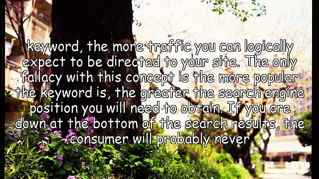 Selecting The Right Search Engine Keywords