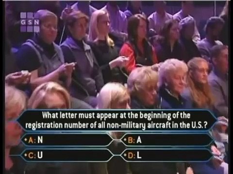 Bernie Cullen's Million Dollar Question - Who Wants to be a Millionaire [Classic Format]