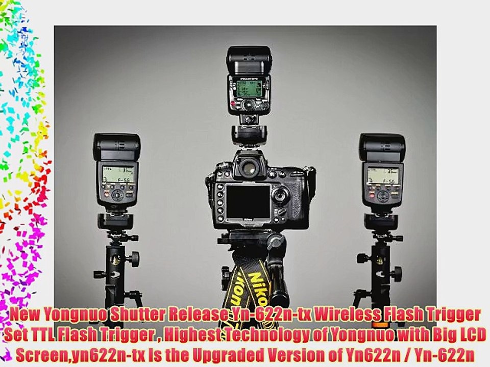 New Yongnuo Shutter Release Yn-622n-tx Wireless Flash Trigger Set TTL Flash Trigger  Highest