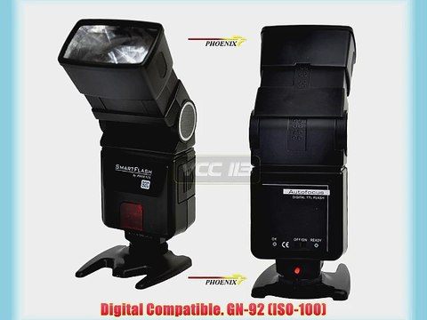 Phoenix P04472 SmartFlash SF-92C Zoom Bounce Swivel Flash for Canon ETTL-II