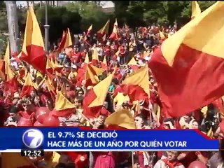 Gran grupo de indecisos definió su voto en semana previa al 2 de febrero