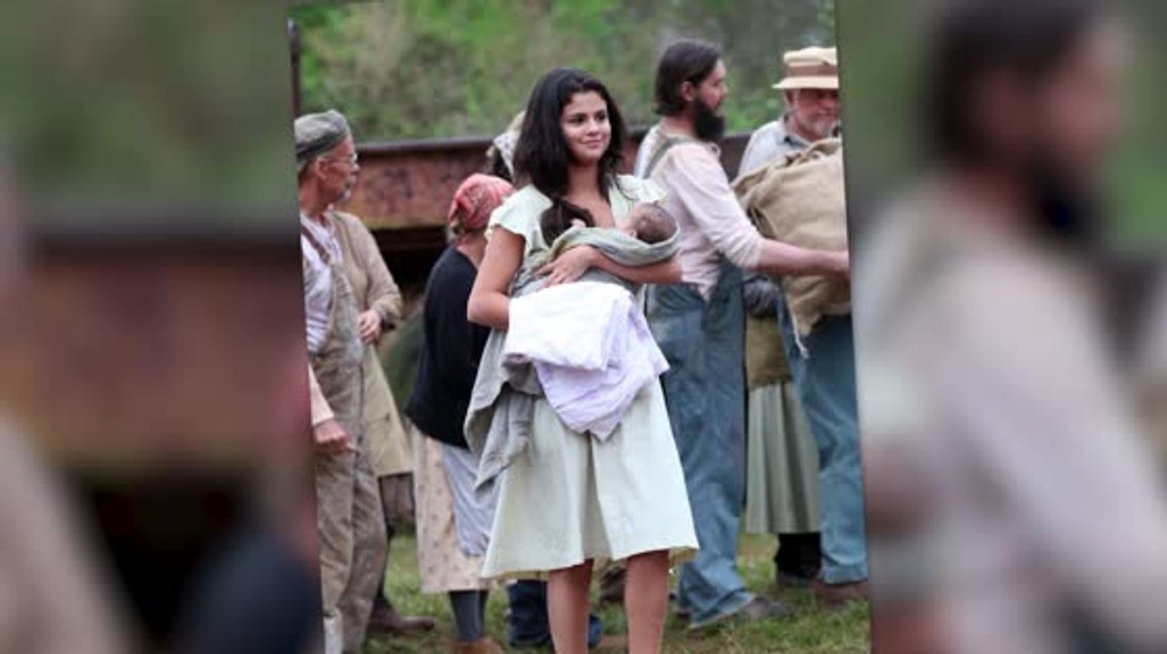Selena Gomez Shows Off Her Acting and Babysitting Chops on Set