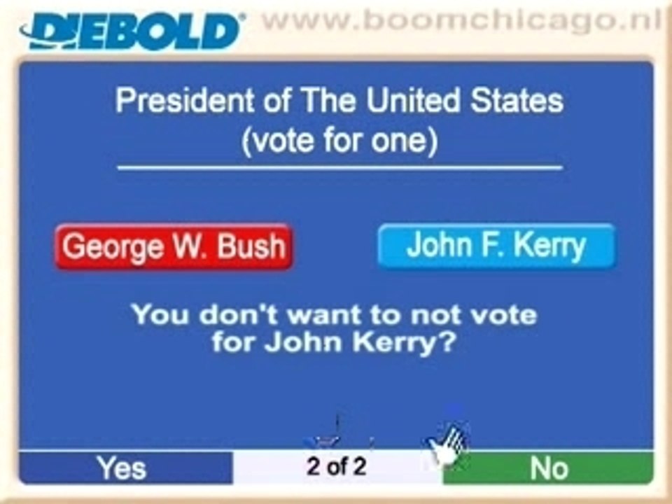 votez pour BUSH ?