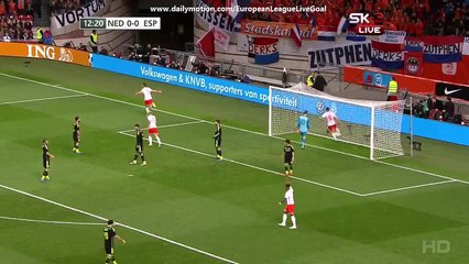 Stefan de Vrij 1:0 | Netherlands - Spain 31.03.2015 HD