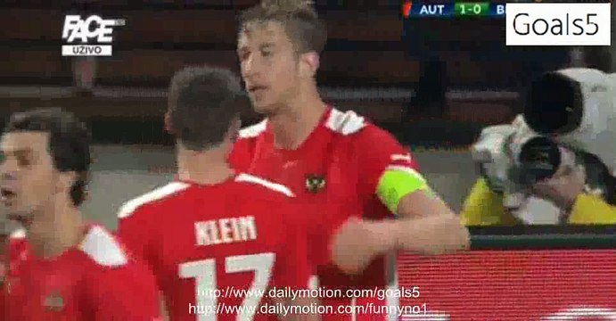 Marc Janko Goal Austria 1 - 0 Bosnia and Herzegovina Friendly Match 31-3-2015