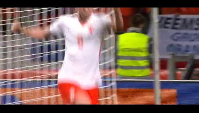 Goal Davy Klaassen - Netherlands 2-0 Spain - 31-03-2015 Friendly Match