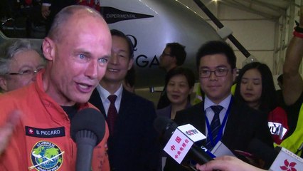 Solar Impulse lands in China after 20-hour flight from Myanmar