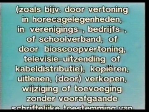 Opening to Toy Soldiers (1991) - 1992 Dutch VHS Release