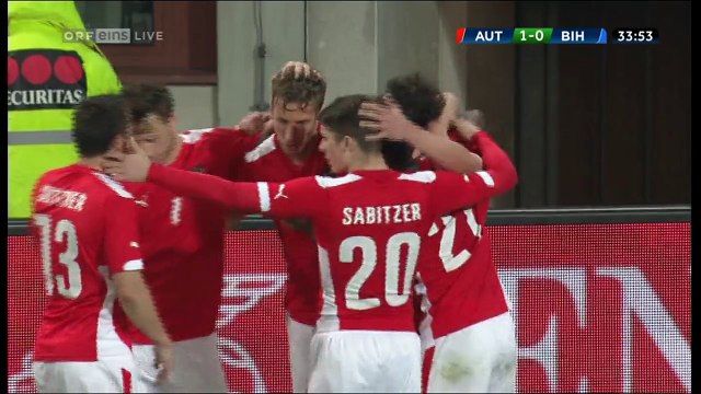 Austria - Bosnia-Herzegovina 1-1, Janko (1-0, 35'), 31.03.2015. HD