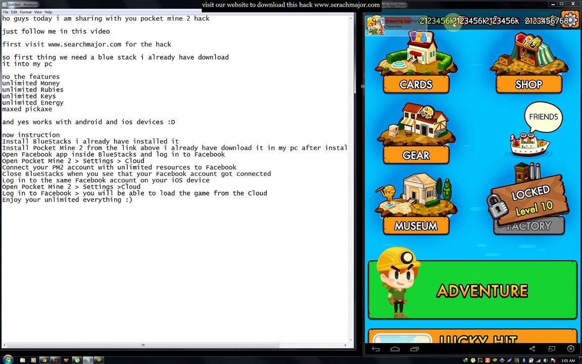 pocket mine 2 video tutorial