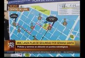 Semana Santa: PNP y serenos redoblarán seguridad en iglesias