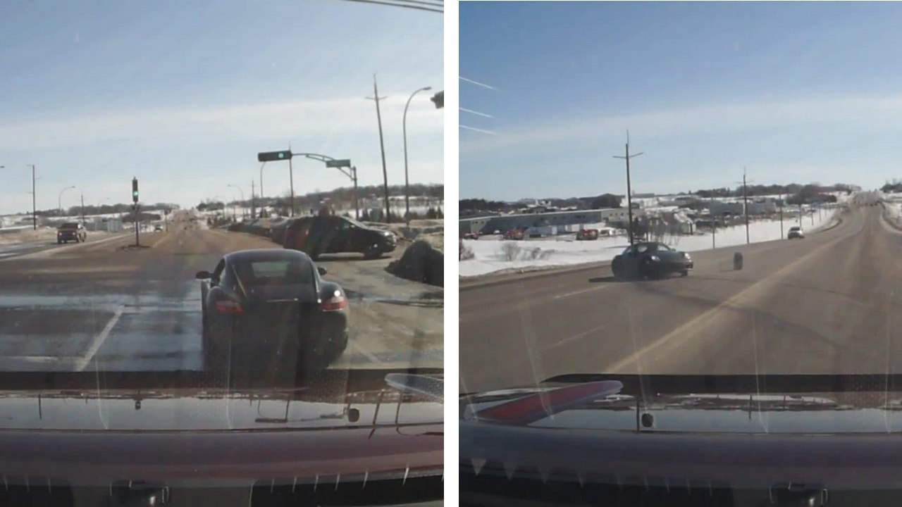 Quand on ne sait pas conduire une Porsche