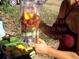 Raw food weight loss - Spicy mango tomato burgers