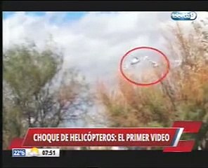 Choque entre helicópteros