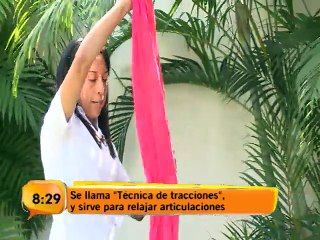Conozca la “técnica de tracciones” para relajar las articulaciones