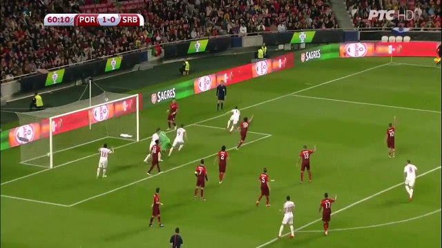 Le ciseau magnifique de Nemanja Matic lors de Portugal - Serbie