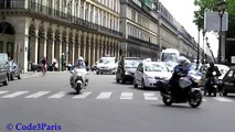 Massive Money Transfer: Police Motorcycles Escort Bank Vehicles
