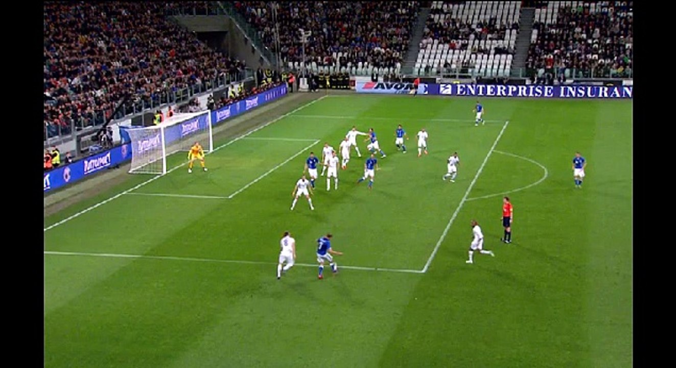 Graziano Pellè great goal 1:0 | Italy vs England  - 31.03.2015