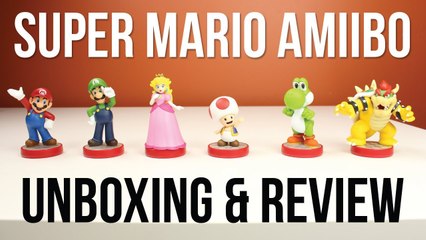 Super Mario Amiibo Line Unboxing and Review!