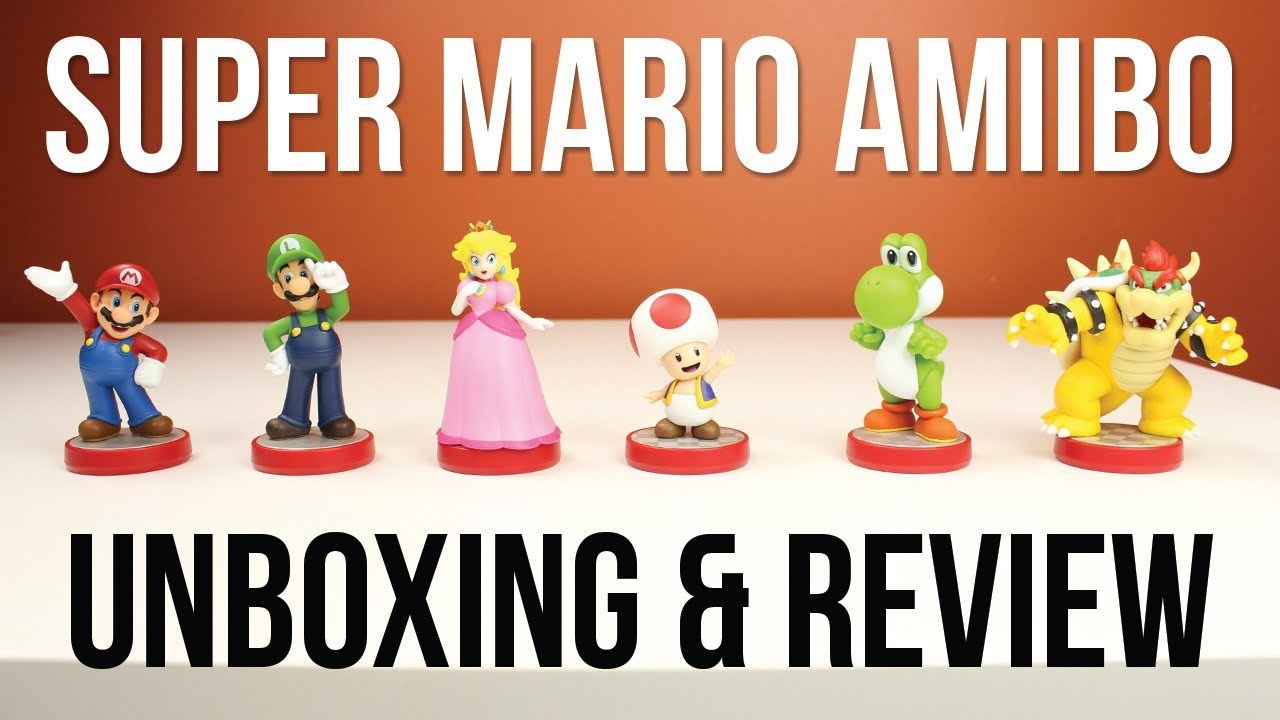 Super Mario Amiibo Line Unboxing and Review!