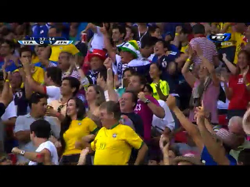 Gol Italia 0 - Japón 2