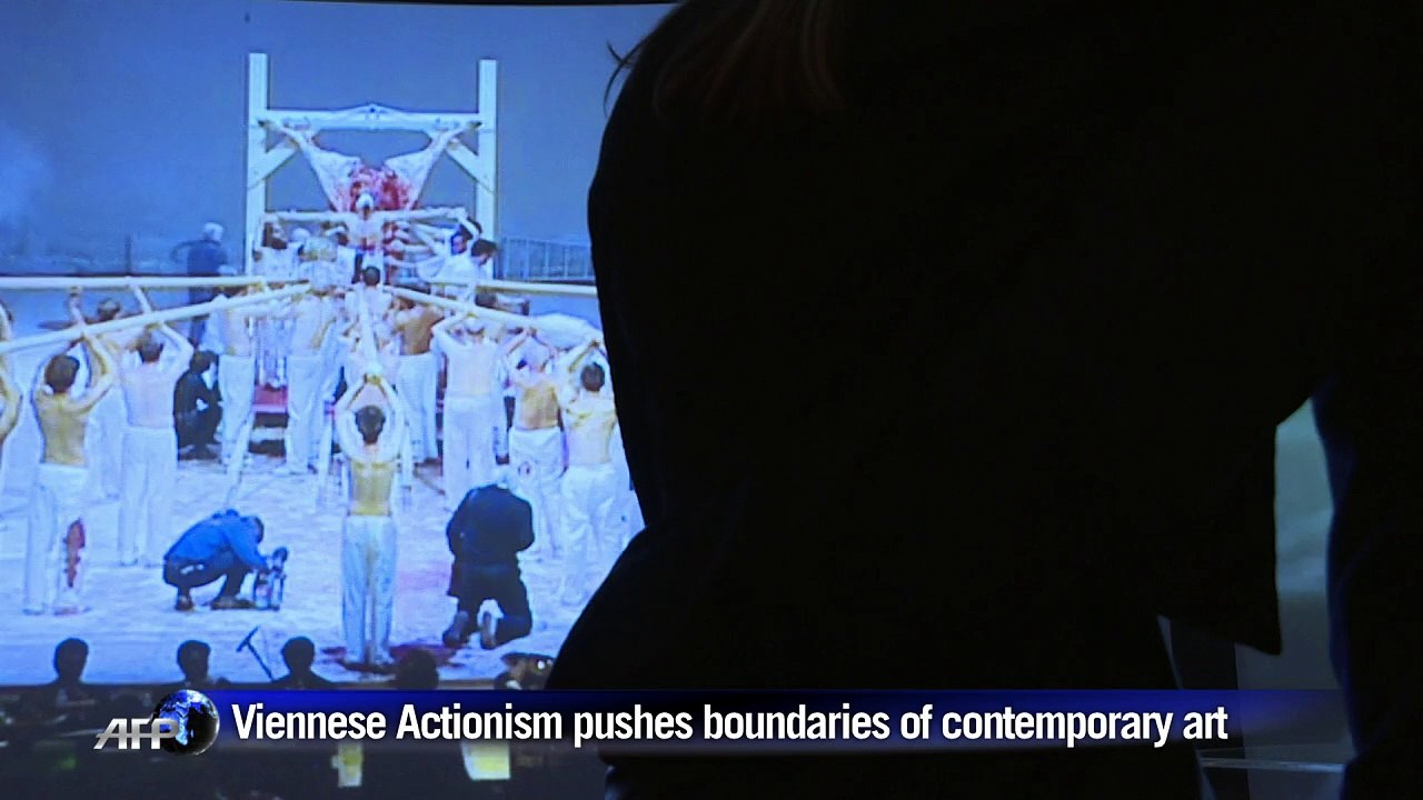 Viennese Actionism pushes the boundaries of contemporary art - video ...