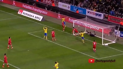Ibrahimovic Goal | Sweden vs Iran (2-1) | Friendly  2015