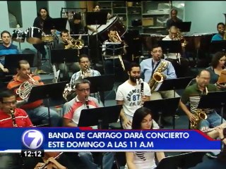 La Banda de Cartago dará un concierto este domingo