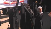 Houthi Women Protest Saudi Airstrikes On Yemen
