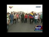 Nicolás Maduro boxea con la juventud en cojedes