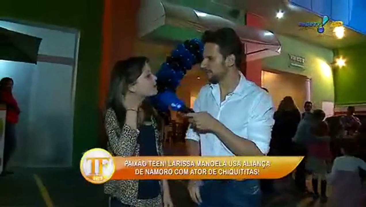 Larissa Manoela confirma namoro com ator - TV Fama 01-05-2014