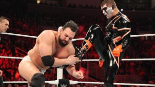 STARDUST VS DAMIEN MIZDOW - AND - CURTIS AXEL VS NEVILLE - 30.3.2015 . WWE . RAW - HQ