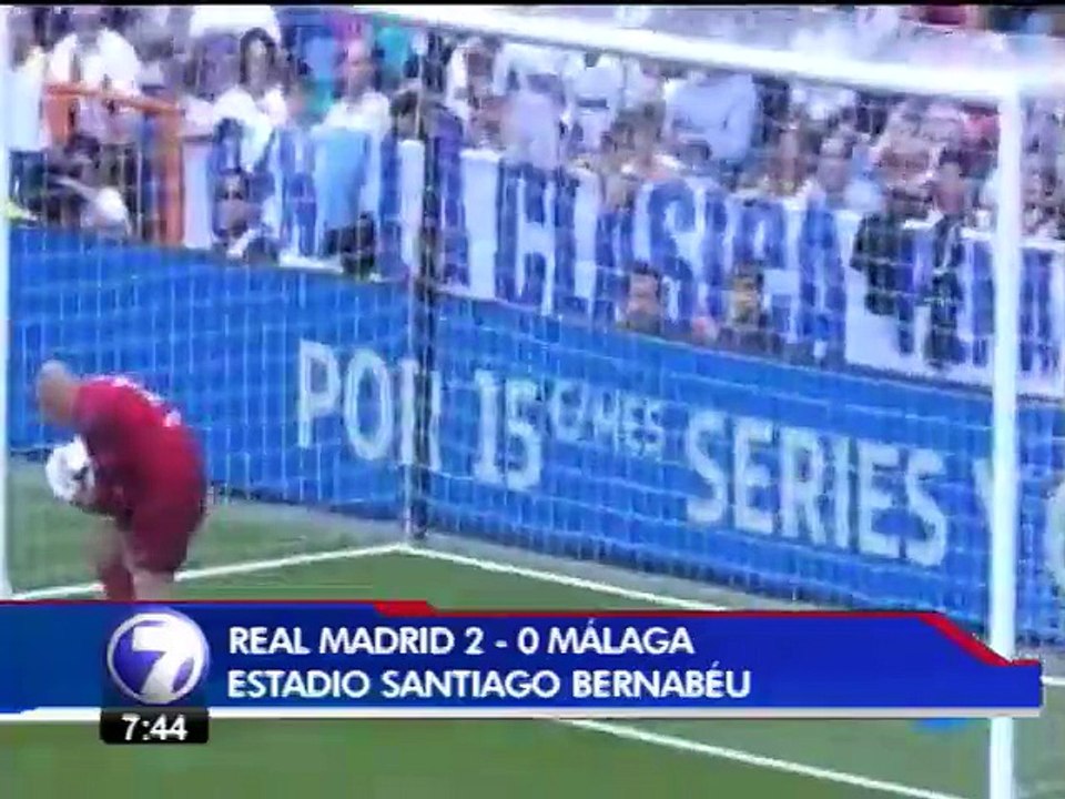 Real Madrid 2 - Málaga 0