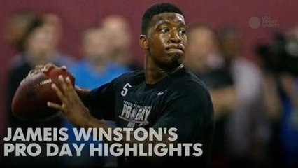 Jameis Winston impresses at Florida State pro day