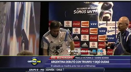 Messi sobre incidente del saludo: 'Es una locura ¿Cómo no voy querer saludar a un nene?'