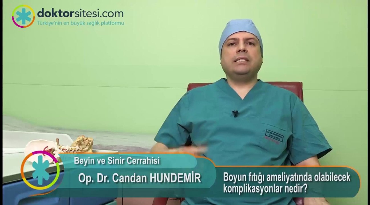 boyun fitigi ameliyati riskleri dailymotion video
