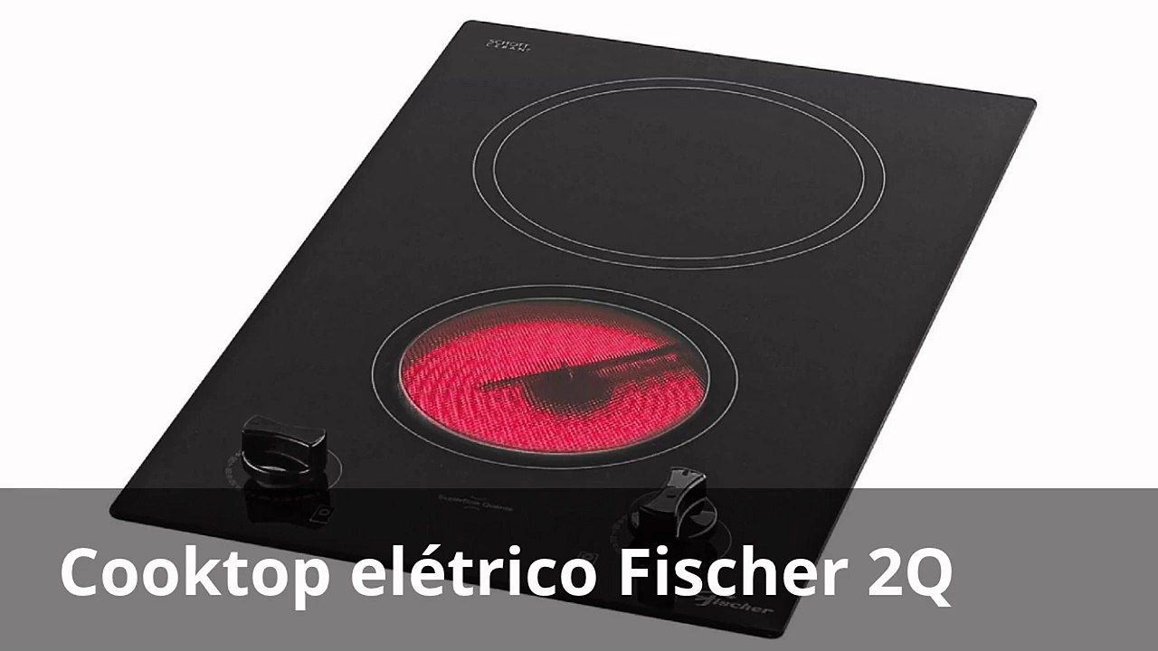 Cooktop elétrico Fischer 2Q vitrocerâmica
