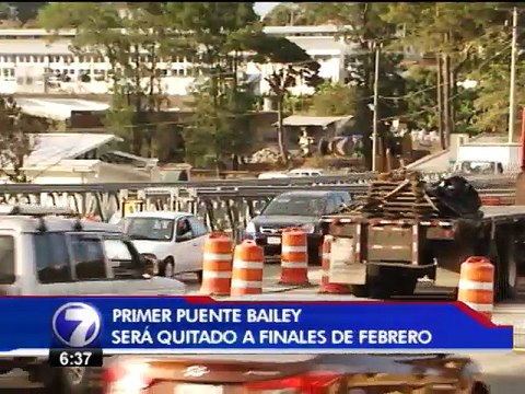 Presas en circunvalación regresarán con retiro de puentes Bailey