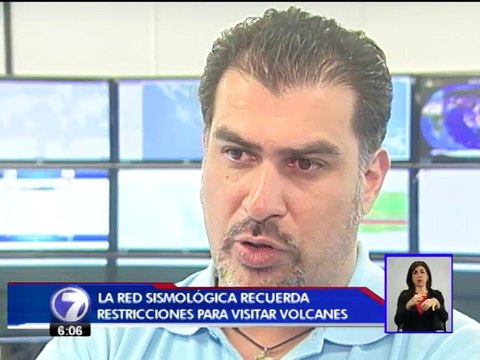 Red Sismológica recuerda restricciones para visitar volcanes