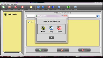 IDLocker Adding a Bank Type Locker
