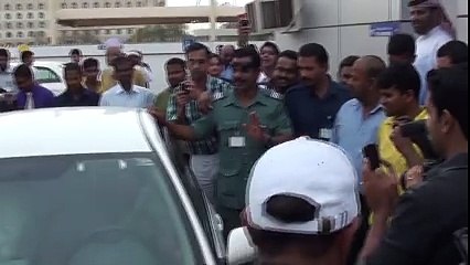 mammootty attend driving test in dubai video