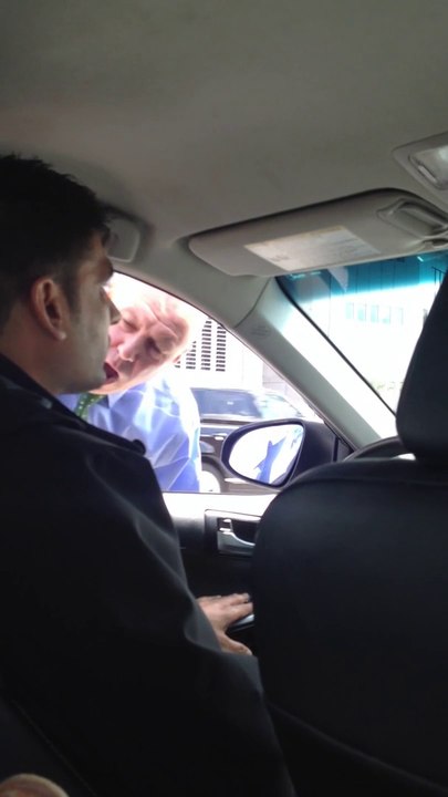 Violent and racist Police officer vs Uber Driver in New York City
