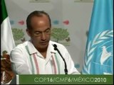 XVI Conferencia Internacional sobre Cambio Climático, COP16/CMP6 - Presidente Calderón