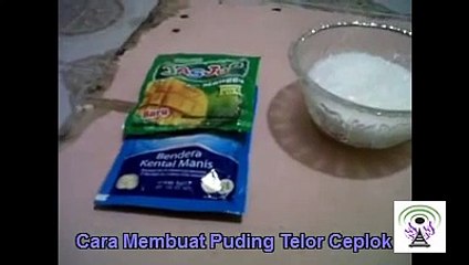 Cara Membuat Puding Telor Ceplok Lengkap