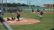 Texas Aggies Catcher Gets TRUCKED By Runner - Umpire Ejects Runner From The Tournament