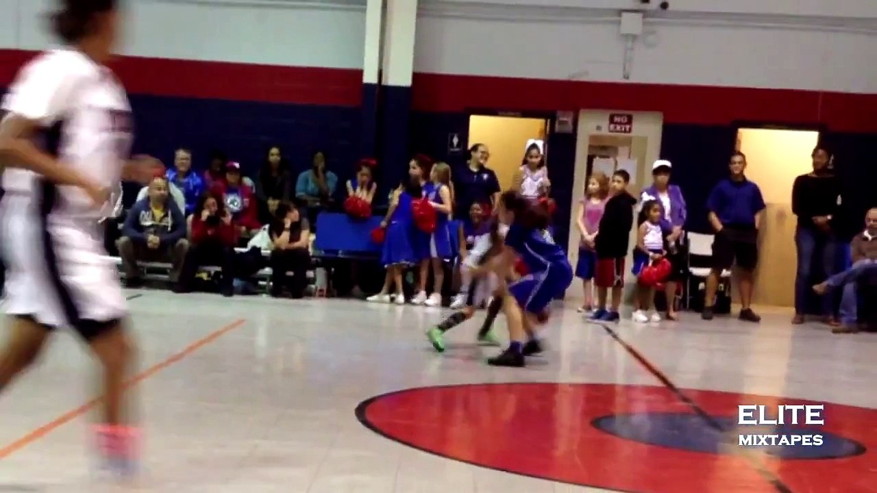 4th Grader Jaden Newman playing high school basketball