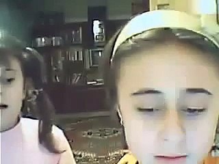 young sister slaps older sister (original with subtitles)